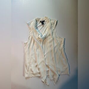89th & Madison Ivory Sleeveless Top